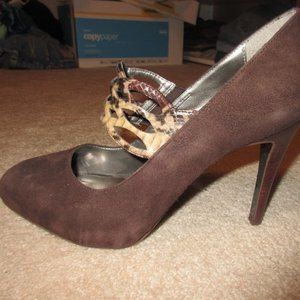 HEELS - Carlos - Brown Suede - 4.25" heel - Size 9.5M